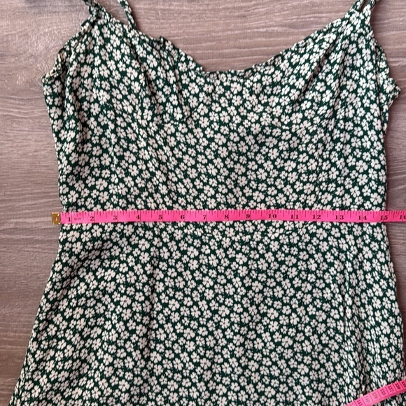 REFORMATION Nikita Midi Floral Green Dress 12 - Picture 10 of 13